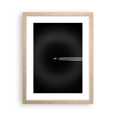 Poster in light oak frame - Into Another Dimension - 30x40 cm