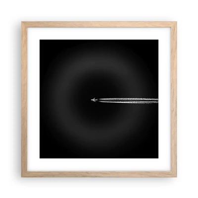 Poster in light oak frame - Into Another Dimension - 40x40 cm