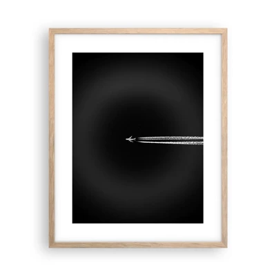 Poster in light oak frame - Into Another Dimension - 40x50 cm