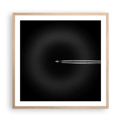 Poster in light oak frame - Into Another Dimension - 60x60 cm