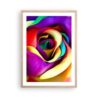 Poster in light oak frame - It's Impossible - 50x70 cm