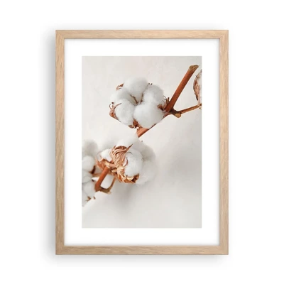 Poster in light oak frame - Just Cuddle It - 30x40 cm