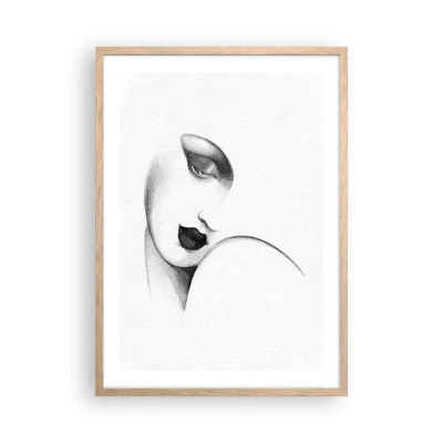 Poster in light oak frame - Lempicka Style - 50x70 cm
