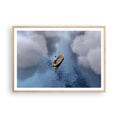 Poster in light oak frame - Life - Travel - Unknown - 100x70 cm