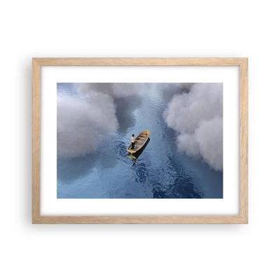 Poster in light oak frame - Life - Travel - Unknown - 40x30 cm