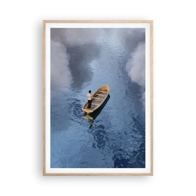 Poster in light oak frame - Life - Travel - Unknown - 70x100 cm