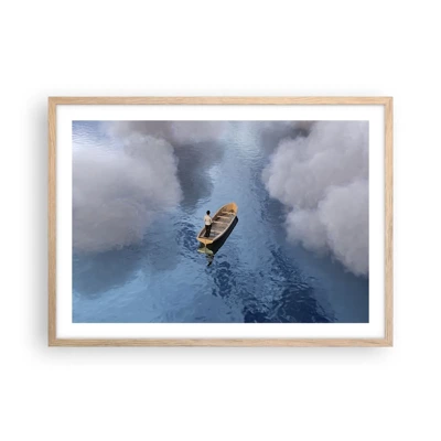 Poster in light oak frame - Life - Travel - Unknown - 70x50 cm