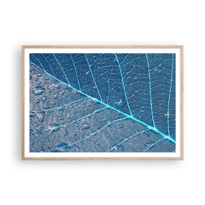 Poster in light oak frame - Life in the Blue - 100x70 cm