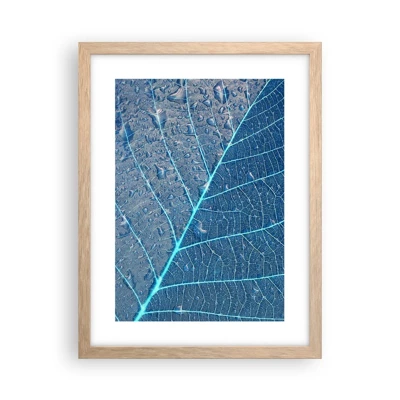 Poster in light oak frame - Life in the Blue - 30x40 cm