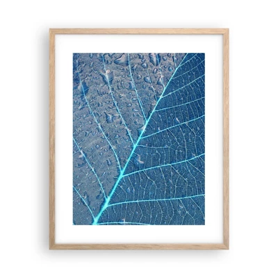 Poster in light oak frame - Life in the Blue - 40x50 cm