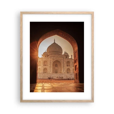 Poster in light oak frame - Monument of Unearthy Love - 40x50 cm