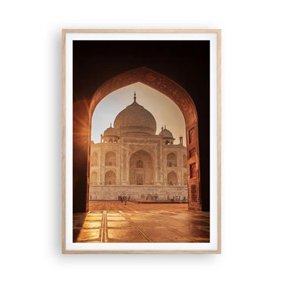 Poster in light oak frame - Monument of Unearthy Love - 70x100 cm