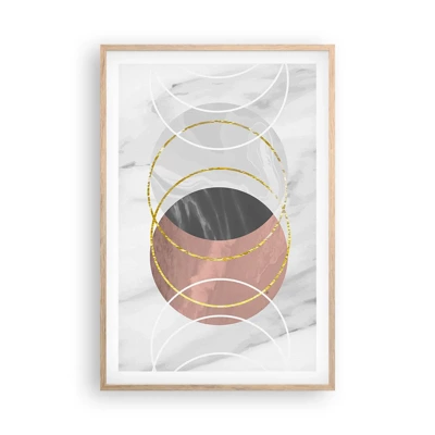 Poster in light oak frame - Music of the Spheres - 61x91 cm