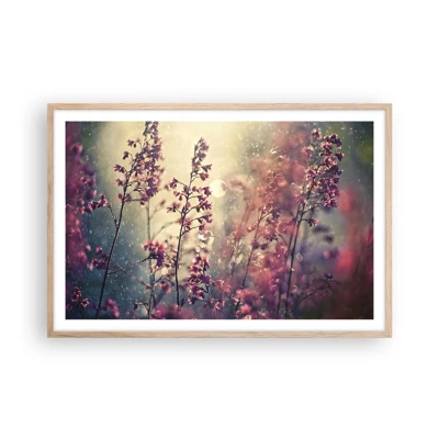 Poster in light oak frame - Secret Garden - 91x61 cm