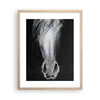 Poster in light oak frame - Seductive Look - 40x50 cm