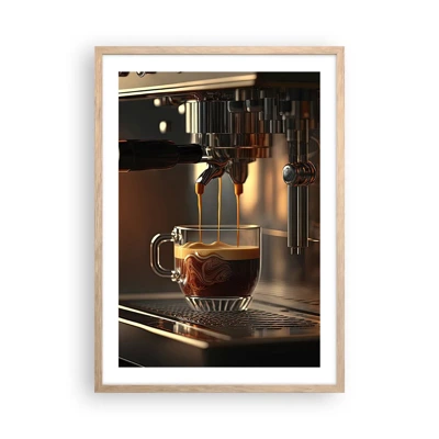 Poster in light oak frame - Sensual Mixture - 50x70 cm