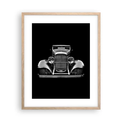 Poster in light oak frame - True Gentleman - 40x50 cm