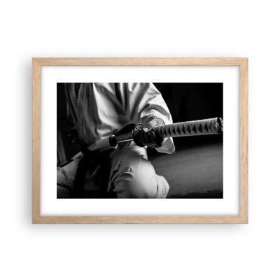 Poster in light oak frame - Warrior's Soul - 40x30 cm