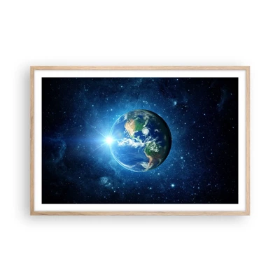 Poster in light oak frame - We Are in Heaven - 91x61 cm