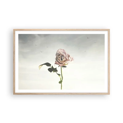 Poster in light oak frame - Welcoming of Spring - 91x61 cm