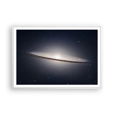Poster in white frmae - A Long Time Ago in a Distant Galaxy - 100x70 cm