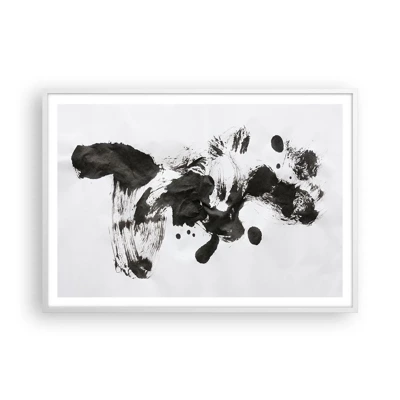 Poster in white frmae - A Method in Madness? - 100x70 cm