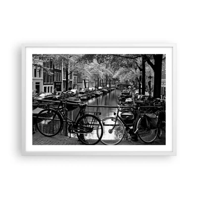 Poster in white frmae - A Very Dutch View - 70x50 cm