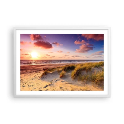 Poster in white frmae - Air Smells of Summer - 70x50 cm