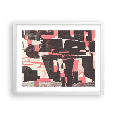 Poster in white frmae - All that Chaos - 50x40 cm