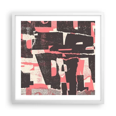 Poster in white frmae - All that Chaos - 50x50 cm