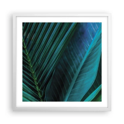 Poster in white frmae - Anatomy of Green - 50x50 cm