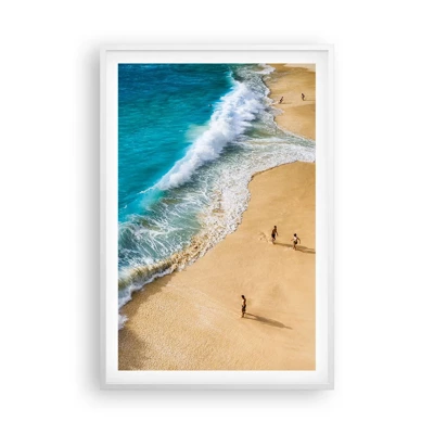 Poster in white frmae - And Next the Sun, Beach… - 61x91 cm