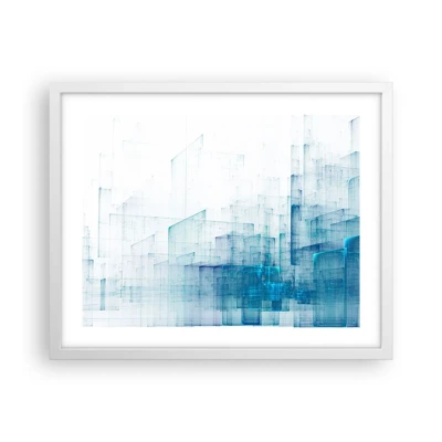 Poster in white frmae - And There Was Space - 50x40 cm