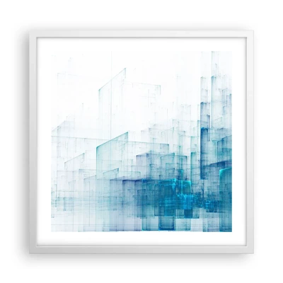 Poster in white frmae - And There Was Space - 50x50 cm