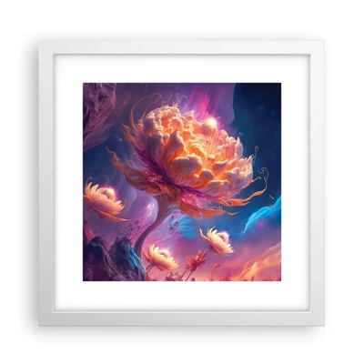 Poster in white frmae - Another World - 30x30 cm