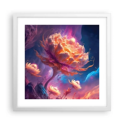 Poster in white frmae - Another World - 40x40 cm