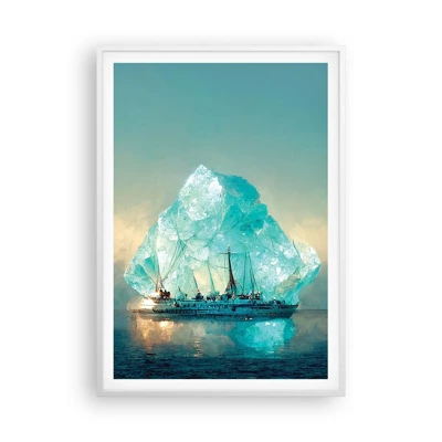 Poster in white frmae - Arctic Diamond - 70x100 cm