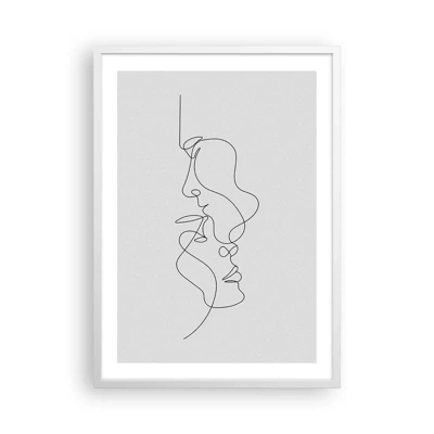Poster in white frmae - Ardour of Desires - 50x70 cm