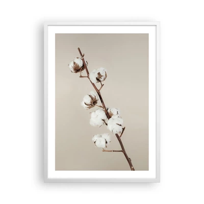 Poster in white frmae - At the Heart of Softness - 50x70 cm