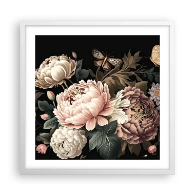 Poster in white frmae - Baroque Style - 50x50 cm