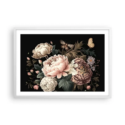 Poster in white frmae - Baroque Style - 70x50 cm