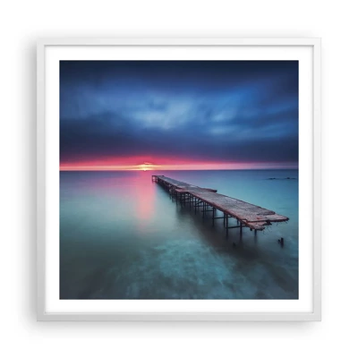 Poster in white frmae - Between Heaven and Earth - 60x60 cm