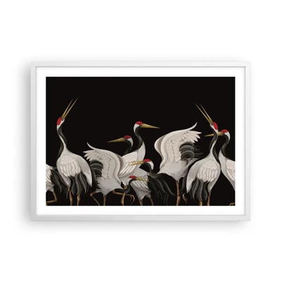 Poster in white frmae - Bird Affairs - 70x50 cm