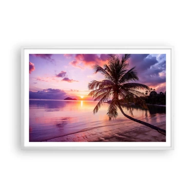 Poster in white frmae - Bliss up to the Horizon - 91x61 cm