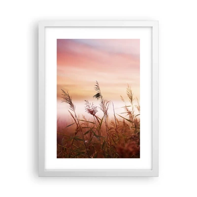 Poster in white frmae - Blowing in the Wind - 30x40 cm