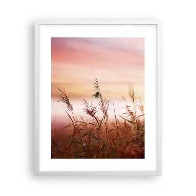 Poster in white frmae - Blowing in the Wind - 40x50 cm