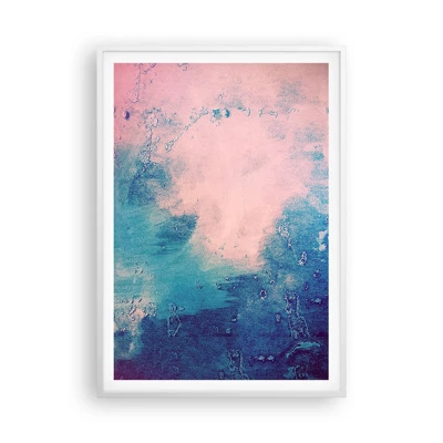 Poster in white frmae - Blue Hug - 70x100 cm