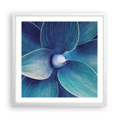 Poster in white frmae - Blue from the Sky - 50x50 cm