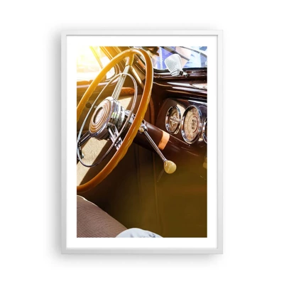 Poster in white frmae - Breath of Luxury form the Past - 50x70 cm
