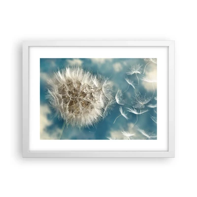 Poster in white frmae - Breath of an Angel - 40x30 cm